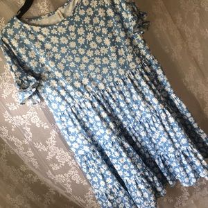 Baby doll tiered dress